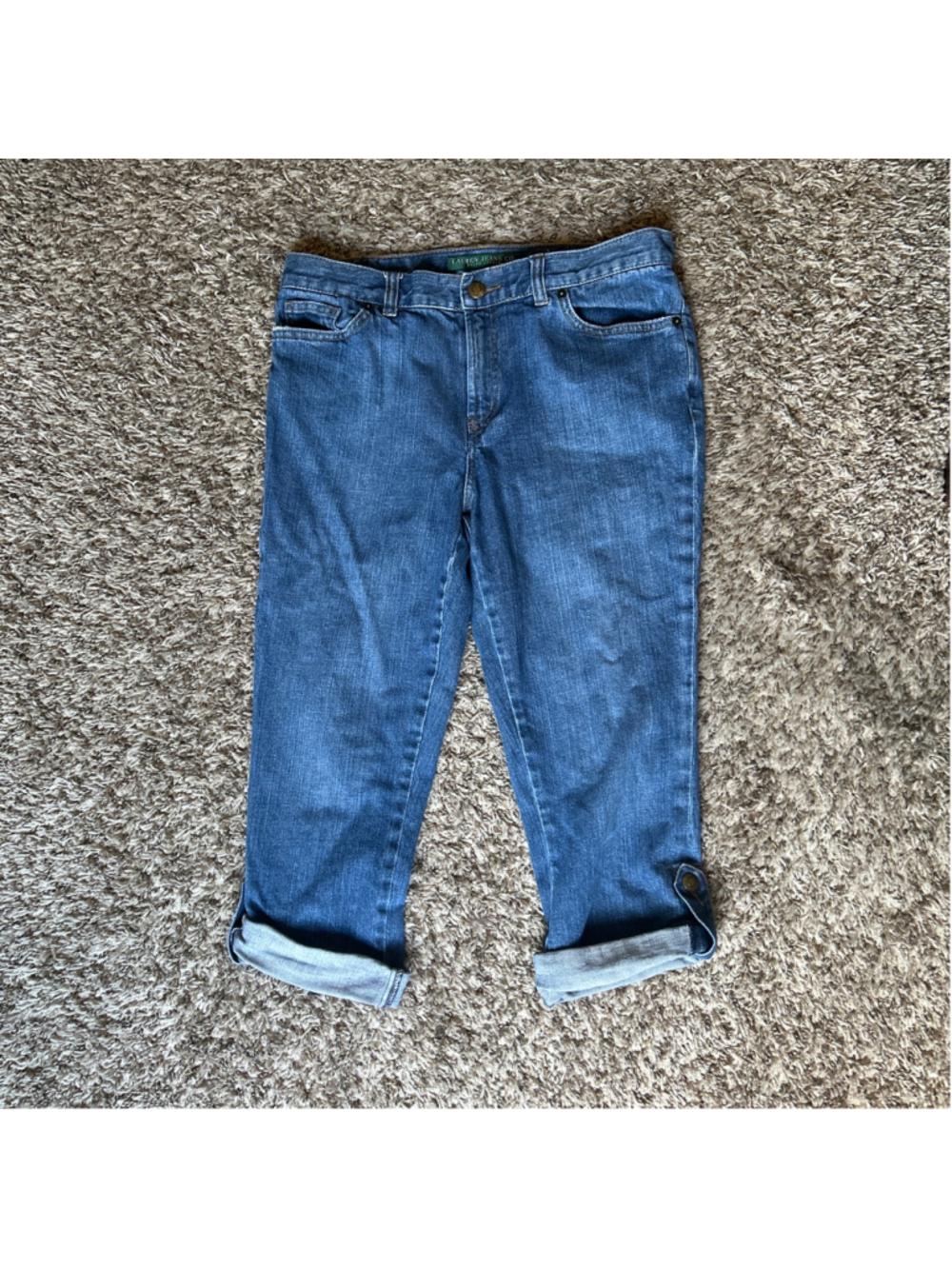 Women's Lauren Jeans Co. Ralph Lauren Cotton Blend Capris Size 6